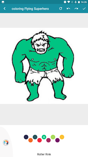 Amazing Superhero Coloring Screenshot 2