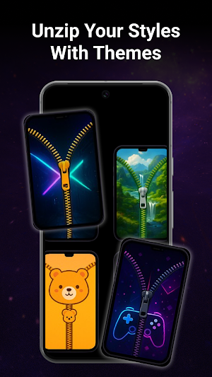 Ziplock: Zipper Lock Wallpaper Screenshot 0