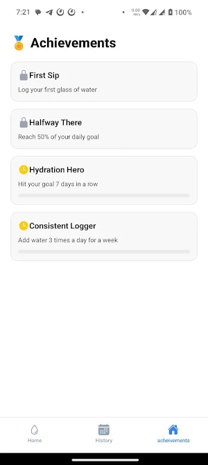 Water Balance Screenshot 2