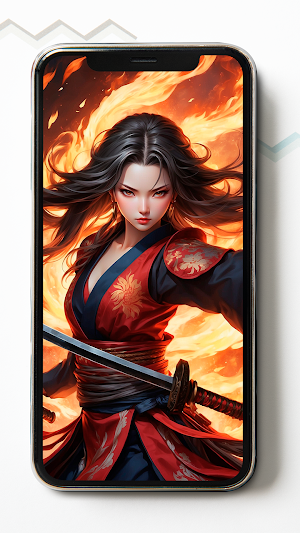 Samurai Woman HD Wallpapers Screenshot 1