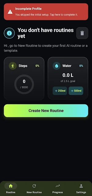 Kinetix - AI Fitness App Screenshot 1