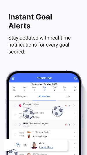 CHECKLIVE – Live Sports Scores Screenshot 1