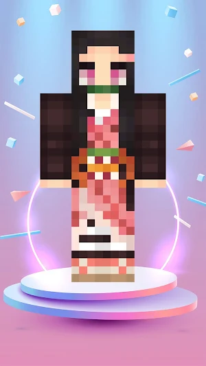 Demon Slayer Skin Minecraft Screenshot 3