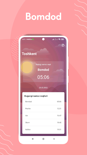 Namoz Vaqti 2022 Screenshot 0