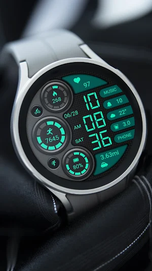 Retro Green ZKin Watch Screenshot 1