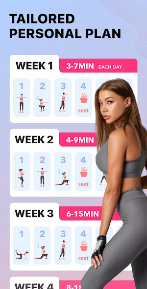 HIIT Fitness- 30 Day Challenge Screenshot 1