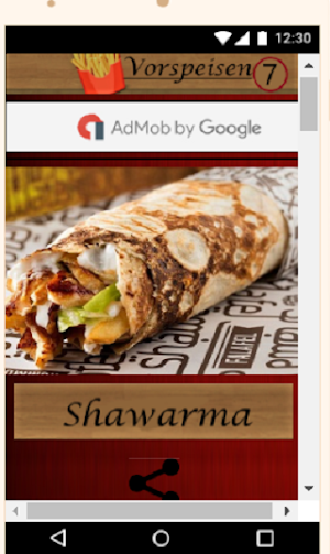 Oriental food Screenshot 1