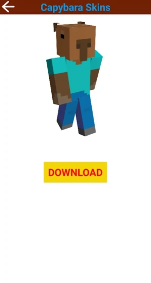 Сapybara Skins For Minecraft Screenshot 2