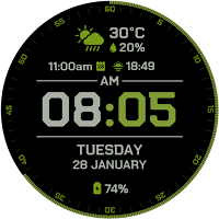 Time Matrix - watch face