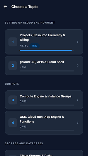 Google Cloud ACE Exam Prep Screenshot 1