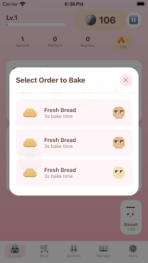 Bunny Bakery Screenshot 2