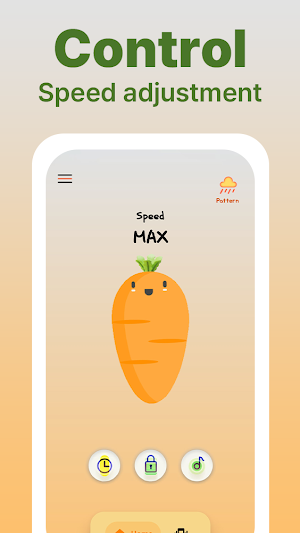 Carrot Vibrator: Vibration App Screenshot 2