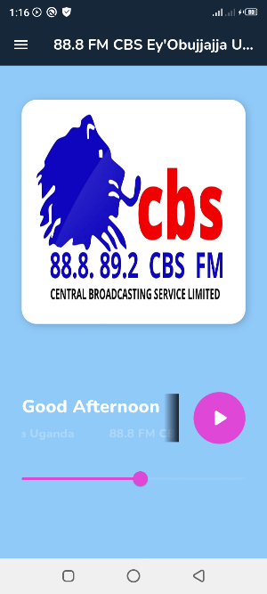 88.8 FM CBS EyObujjajja Uganda Screenshot 0
