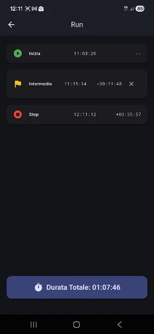 Event Time Logger Screenshot 3