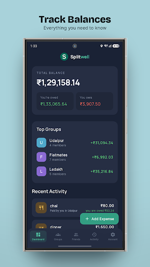 Splitwell: Split Expenses Screenshot 0