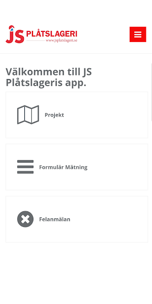 JS Plåtslageri Screenshot 0