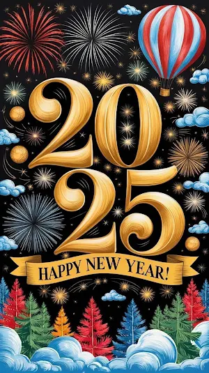 Happy New Year 2025 Screenshot 0