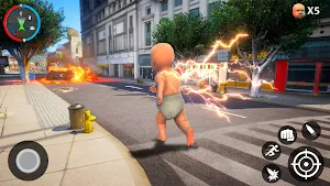 Baby Vice Town Spider Fighting Screenshot 2