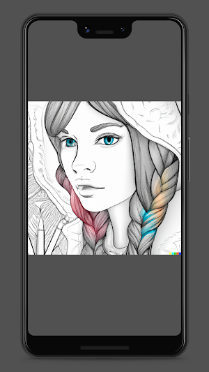 Wednesday Addams 2 Coloring Screenshot 2