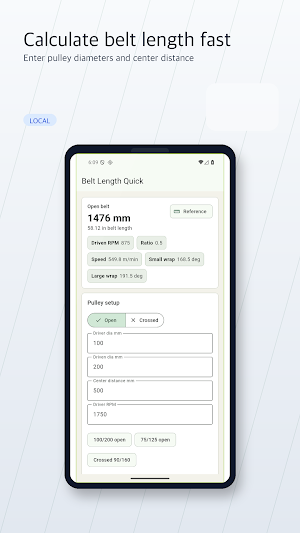 Belt Length Quick Screenshot 1