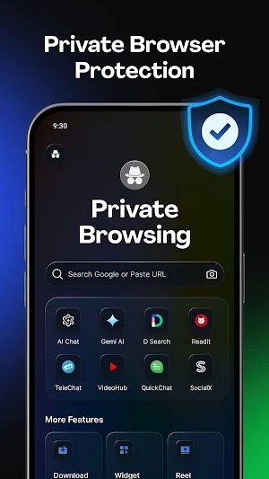 Private Browser: Fast & Safe Screenshot 2