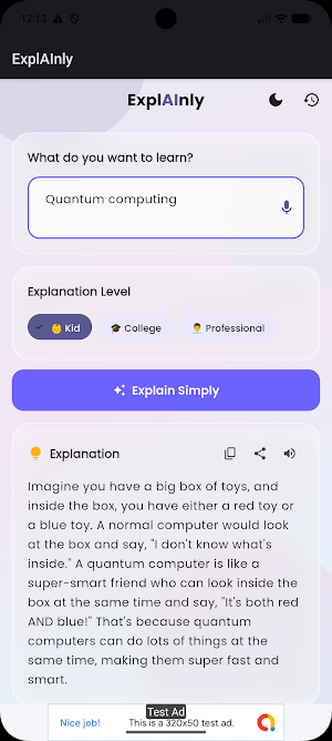 Explainly Screenshot 2