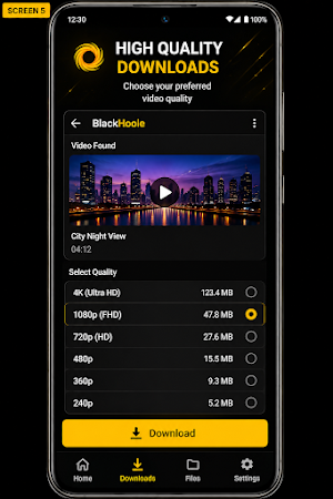 Black Hole: Video Downloader Screenshot 2