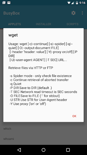 BusyBox for Android Screenshot 3