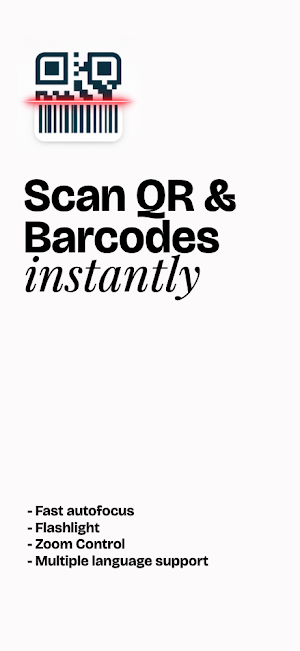 Advanced QR & Barcode Scanner Screenshot 0