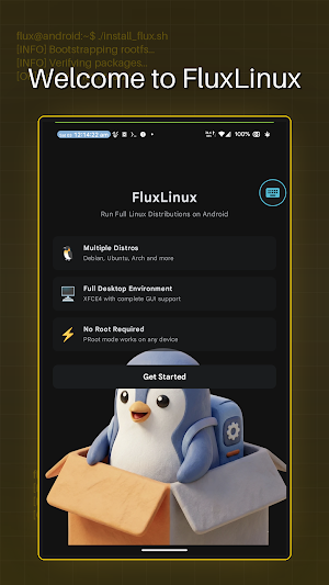 Fluxlinux Pro - Linux Android Screenshot 0