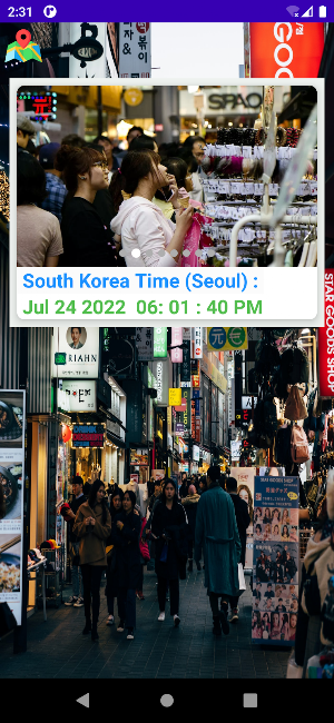 South Korea Clock(Seoul) Screenshot 2