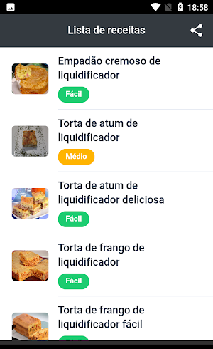 Torta de liquidificador salgada fáceis Screenshot 3