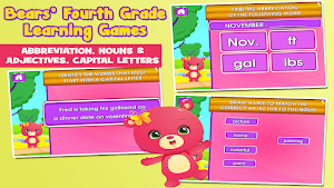 Fourth Grade Games: Learning with the Bears Screenshot 1
