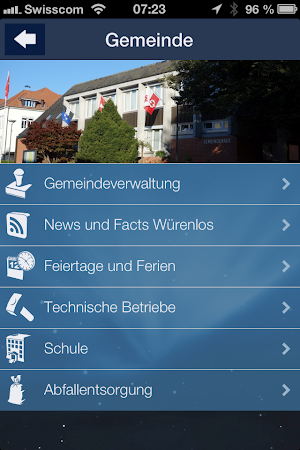 Würenlos Info screenshot 3