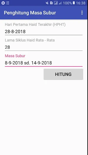 Penghitung Masa Subur Screenshot 3
