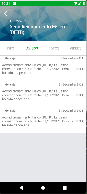 Corporación Deportes Peñalolen Screenshot 2