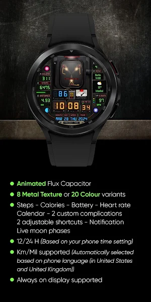 Back to the Future Watch Face Screenshot 3