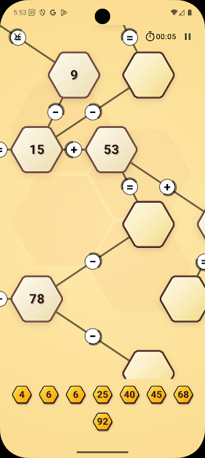 Honeycomb: Hexagon Math Puzzle Screenshot 0