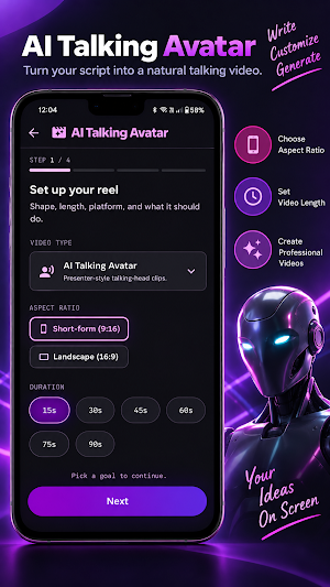 Text to Reel: AI Video Reels Screenshot 3