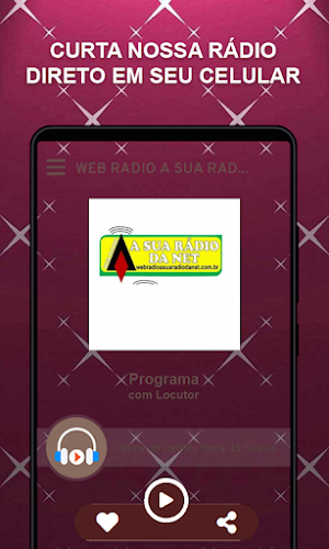 WEB RADIO A SUA RADIO DA NET Screenshot 0