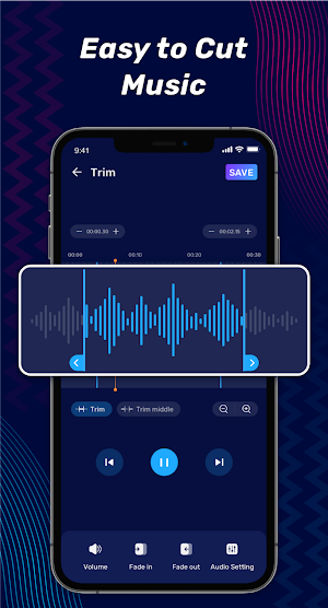 Audio Editor Pro - Free Music Editor, Sound Editor Screenshot 1