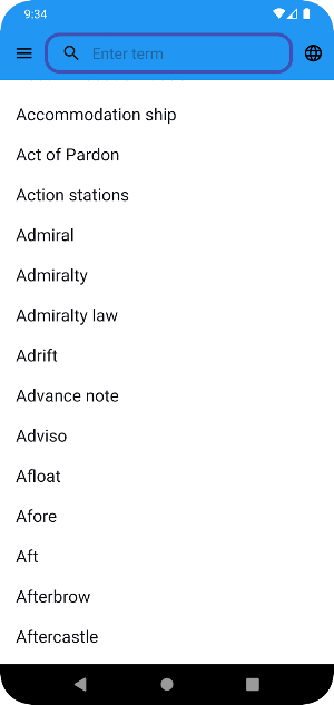 Yacht Dictionary Screenshot 0