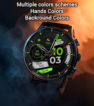 Realistic Fashion Watch Face Screenshot 2