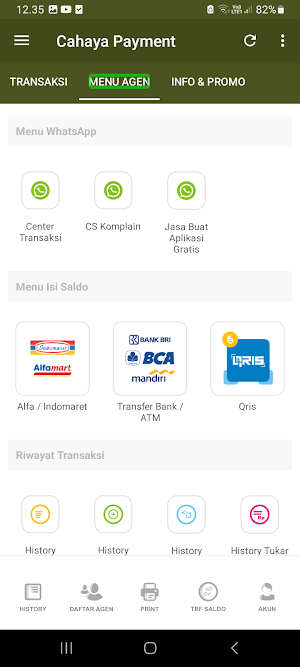 Cahaya Payment Agen Pulsa PPOB Screenshot 2