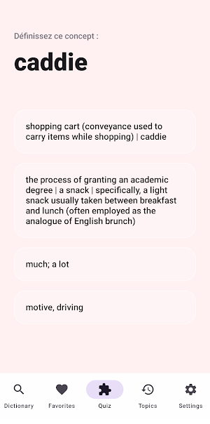 French English Dictionary Screenshot 3