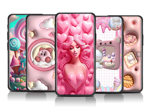 Kawaii 3D wallpaper Screenshot 2