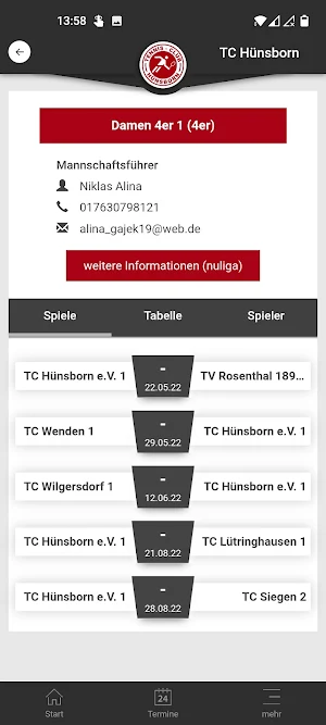 TC Hünsborn Screenshot 2
