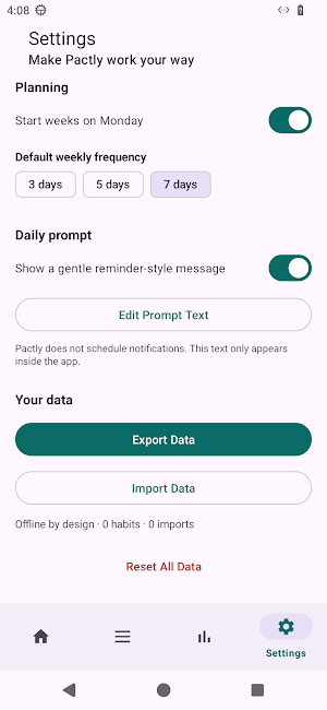 Pactly Screenshot 3