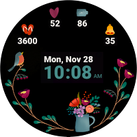 Spring Watch Face Animated