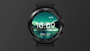 Winter Landscape - Watch Face Screenshot 2
